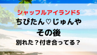 シャッフルアイランド5ちぴたんとじゅんやのその後は？別れたか付き合ってるか現在を調査！